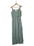 Vorschaubild 1 von Sommerkleid Damen Grün Gr. 38/M Uni Casual Freizeit Frühjahr/Sommer Träger