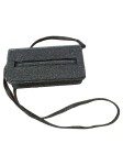 Vorschaubild 1 von Clutch Abendtasche 13cm Damen Schwarz Stoff Glamourös Abendgarderobe Klein