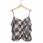 Vorschaubild 1 von Top Damen Mehrfarbig Gr. 42/XL Polyester Grafisch Casual Ärmellos
