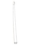 Vorschaubild 1 von Halskette Anhänger Buchstabe S Silber Metall 44cm Damen Elegant