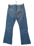 Vorschaubild 2 von Bootcut Jeans Herren Gr. W30/46/S Blau Baumwolle Uni Casual Freizeit Logo