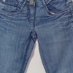 Vorschaubild 4 von Jeans Slim Fit Kinder Blau Gr. 140 Baumwolle Uni Casual Freizeit