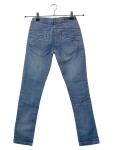 Vorschaubild 2 von Jeans Slim Fit Kinder Blau Gr. 140 Baumwolle Uni Casual Freizeit