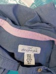 Vorschaubild 3 von Hemdbluse Kinder Gr. 116 Blau Baumwolle Uni Casual Langarm Freizeit