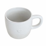 DEPOT Tasse Weiß Keramik Herz Uni Minimalistisch Alltag 1…