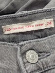 Vorschaubild 3 von Jeans Skinny Fit Damen Gr. W24/32/XXS Grau Baumwolle Uni Modern Freizeit