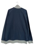 Vorschaubild 2 von Sweatjacke Herren Gr. 54/XL Blau Baumwolle Uni Sportlich Langarm