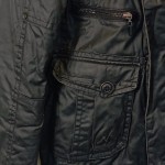 Vorschaubild 5 von Outdoorjacke Herren Schwarz Gr. 50/M Polyester Uni Langarm Freizeit