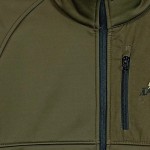 Vorschaubild 4 von Softshelljacke Herren Gr. 48/M Grün Polyester Uni Outdoor Langarm