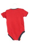 Vorschaubild 2 von Baby Body Gr. 68 Rot mit Logo-Print Baumwolle Kurzarm