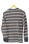 Vorschaubild 2 von Herren Langarmshirt Gr. 44/XS gestreift Logo Baumwolle Freizeit