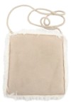 Vorschaubild 2 von Kinder Umhängetasche Beige Stoff Kunstfell Blumen Casual