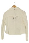 Vorschaubild 2 von Damen Jeansjacke Gr. 36/S Weiß Casual Vintage Preppy Baumwolle