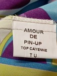 Vorschaubild 4 von Amour de Pin-Up Spaghettiträger Tops lila One Size