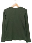 Vorschaubild 2 von UNI QLO Feinstrickpullover khaki Größe 36