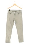 Vorschaubild 1 von Mom Jeans Damen Gr. 38/M Oliv Totenkopf Strass Casual