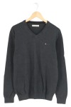 Vorschaubild 1 von Herren Pullover Grau Gr. 46/S Casual V-Ausschnitt
