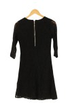 Vorschaubild 2 von Spitzenkleid Damen S/36 Schwarz Elegant 3/4-Arm