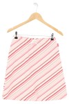 Vorschaubild 1 von A-Linienrock Damen 32/XXS Mehrfarbig Gestreift Midirock Casual