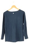 Vorschaubild 2 von Damen Sweatshirt Gr. 34/XS Blau Baumwolle Casual Langarm