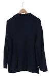 Vorschaubild 2 von Damen Pullover Polokragen Gr. 42/XL Blau Baumwolle