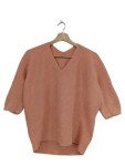 Vorschaubild 1 von UNI QLO V-Ausschnitt-Pullover nude Größe 36