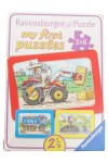 Vorschaubild 1 von my first puzzles 3x6 Teile Fahrzeuge Traktor Bagger Kleinkind