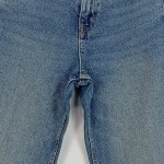 Vorschaubild 4 von Ripped Jeans Damen Gr. W25/32/XXS Blau Baumwolle Uni Casual Gerade L33
