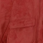 Vorschaubild 5 von Pelzjacke Damen Gr. 40/L Rot Polyester Uni Casual Langarm Freizeit