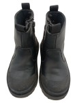 Vorschaubild 2 von Stiefel Kinder Gr. 26 Schwarz Lederimitat Reißverschluss 2 cm Casual Uni