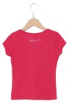 Vorschaubild 2 von T-Shirt Kinder Mädchen Gr. 68 Rosa Tiermotiv Grafik Stickerei