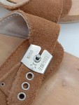 Vorschaubild 3 von Plateausandalen Damen Gr. 41 Braun Wildleder Schnalle 3.5 cm Casual Uni