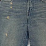 Vorschaubild 4 von Ripped Jeans Damen Blau Gr. W30/38/M Polyester Uni Casual Gerade L29
