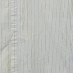 Vorschaubild 4 von Hemdbluse Damen Gr. 38/M Weiß Baumwolle Gestreift Casual Langarm Freizeit