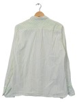 Vorschaubild 2 von Hemdbluse Damen Gr. 38/M Weiß Baumwolle Gestreift Casual Langarm Freizeit