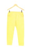 Vorschaubild 1 von Damen Stoffhose Gr. 38 Gelb Casual Urban Sterne Stickerei