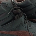 Vorschaubild 4 von High-Top Sneaker Herren Gr. 42 Schwarz Leder Schnürung Sportlich Freizeit