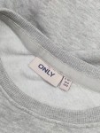 Vorschaubild 3 von Sweatshirt Kinder Grau Gr. 134 Baumwolle Meliert Casual Langarm Freizeit