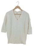 Vorschaubild 1 von Uniqlo V-Ausschnitt-Pullover weiß Größe 34