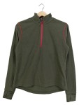 Vorschaubild 1 von Fleecepullover Damen Oliv Gr. 38/M Polyester Uni Outdoor Langarm