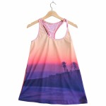 Vorschaubild 1 von Top Damen Gr. 40/L Mehrfarbig Polyester Elasthan Farbverlauf Sportlich