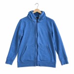 Vorschaubild 1 von Sweatjacke Herren Blau Gr. 54/XL Baumwolle Polyester Meliert Casual