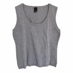 Vorschaubild 1 von Pullunder Damen Grau Gr. 42/XL Uni Casual Ärmellos