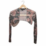 Vorschaubild 1 von Strickjacke Damen Mehrfarbig Gr. 40/L Polyester Elasthan Abstrakt Modisch