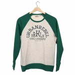 Vorschaubild 1 von Sweatshirt Herren Gr. 52/L Grau Baumwolle Schriftzug Casual Langarm