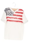 Vorschaubild 1 von U.S. POLO ASSN. Kinder T-Shirt Gr. 98 Mehrfarbig US Flagge Kurzarm