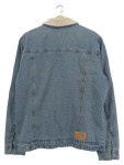 Vorschaubild 2 von Jeansjacke Herren Gr. 52/L Blau Baumwolle Uni Casual Langarm Freizeit