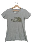 Vorschaubild 1 von T-Shirt Damen Grau Gr. 38/M Logo-Print Sportlich Kurzarm Freizeit