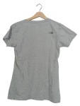 Vorschaubild 2 von T-Shirt Damen Grau Gr. 38/M Logo-Print Sportlich Kurzarm Freizeit