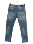 Vorschaubild 2 von Ripped Jeans Herren Gr. W32/48/M Blau Baumwolle Uni Streetwear Freizeit